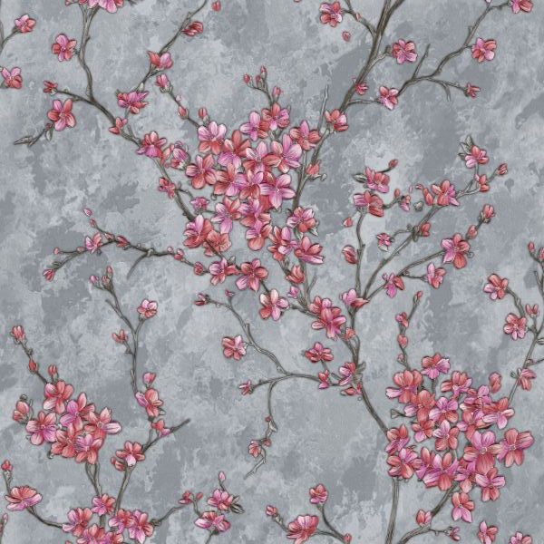 Обои ML580702 (9) Сакура горячее тиснение на флиз. основе 0,53м*10м ДЕКОРОН (DEKORON) 240g