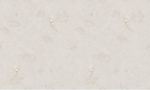 Обои HK511514 (4) Перышки горячее тиснение на флиз. основе 1,06*10м ДЕКОРОН (DEKORON)